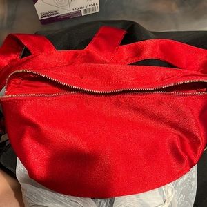 Who What Wear Satin Ribbon Fanny Pack